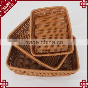 Functional Durable Rattan Handmade Fruits and Vegetable Display Basket thumbnail-5