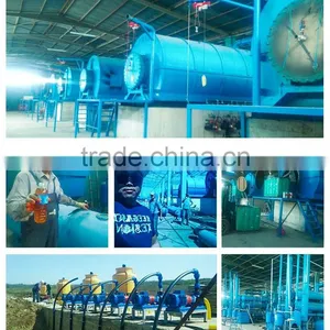 10 Tons Waste Plastic Pyrolysis Plant Into FO And DO thumbnail-2