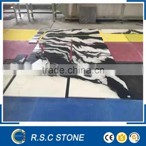 China Panda Marble Tile Zebra Marble Tile 60*60 thumbnail-1