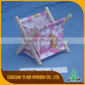 Golden Supplier Wood Standing Magazine Rack Stand thumbnail-4