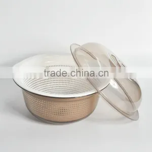 Wholesale Plastic Round Vegetable Storage Basket for Daily Life thumbnail-2