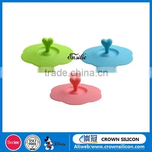Food Grade OEM Promotional Hot Sales Portable Silicone Cup Lid thumbnail-2