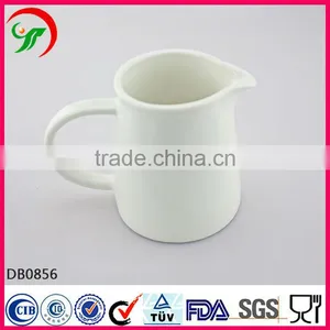 Factory Direct Wholesale WHITE Ceramic or Porcelain Milk Pot thumbnail-2