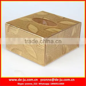 Square Dark Pattern Crystal Tissue Box thumbnail-1
