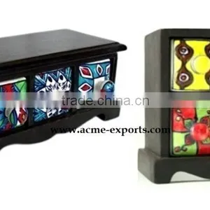 Wooden Chest Ceramic Drawer Supplier thumbnail-1