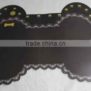 Bone Shape Stock Pets Eat Mat for Dog Pets Placemat Inventory Dog Eat Mat Eat Mat for Pet Closeout Pet Food Mat for Dog thumbnail-1