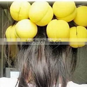 Hair Foam Rollers Sponge Ball Curlers Strawberry Hair Care Foam thumbnail-1