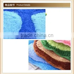 Bathroom Door Carpet Shaggy Soft Area Rug Bedroom Oval Floor Mat 59*39 thumbnail-3