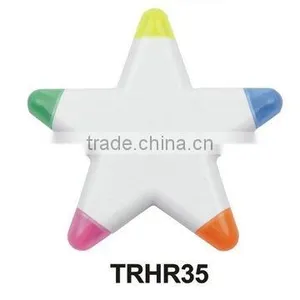 Star Shape 5 in 1 Highlighter Pen thumbnail-1