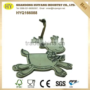 Unfinished Custom Deer Wooden Craft Hanger Wholesale thumbnail-1