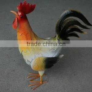 Metal Rooster Outdoor Garden Decor thumbnail-2