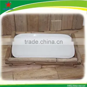 Rectangle Wood Plate Base thumbnail-1
