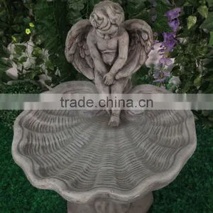 Garden Fiberglass Bird Feeder / Bird Bath / Bird Pool thumbnail-2