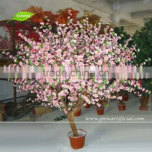 BLS010 GNW Peach Blossom Tree 7ft Pink Color for Holiday Decoration thumbnail-1