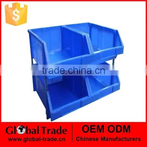 T0106 Blue Medium Plastic Parts Bins Boxes For Garage Handtool Storage Box thumbnail-1