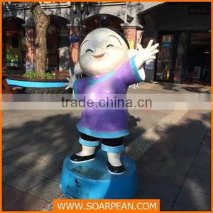 Garden Chinese Style Decoration Character Statue thumbnail-1