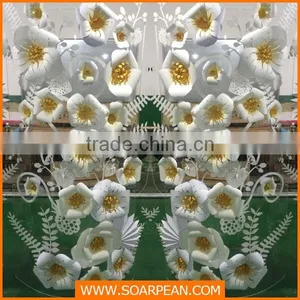 Wall Decoration Paper Flowering Shrubs Display Props thumbnail-1