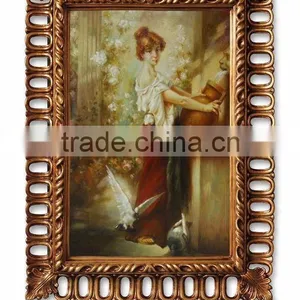 FA-136G-01 Leading Vintage Ornate Paintings for Vertical and Horizontal Hanging thumbnail-5