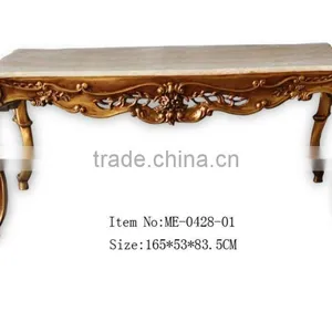 FA-232P-01 Leading Antique Furniture Coffee Table With Marble thumbnail-1