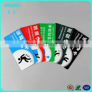 Full Printing Acrylic Wet Floor Caution Sign Acrylic Sign Holders Adhesive thumbnail-2