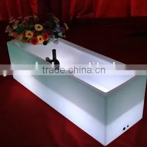 120*40*40cm Rechargeable RGB 16 Colors Changing Led Long Ice Pot / Bucket thumbnail-2