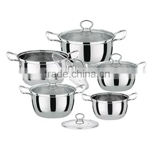 Promotion 6pcs 8pcs 10pcs Set Stainless Steel Cookware thumbnail-5