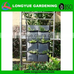 High Quality Oxford Hanging Wall Grow Bag With Six Pockets thumbnail-1