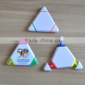 Good Quality Triangle Shape Highlighter Pen for Promotion thumbnail-1