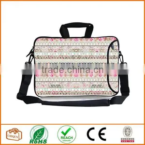 13-Inch Pink Water Ripples Bohemian Style Waterproof Neoprene Laptop Sleeve Case Bag thumbnail-2