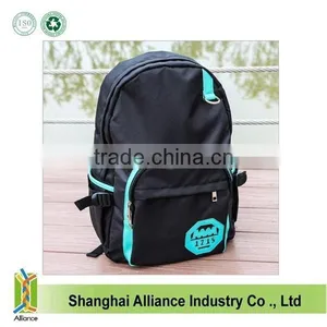 2015 Fashion Latest Stock Wholesale Canvas High School Backpack of Bag thumbnail-1