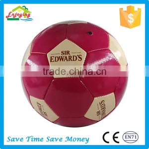 2017 Hot Sale Pvc pu Tpu Material Machine Stitched Football Soccer Ball With Customized Logo thumbnail-1