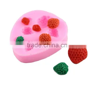 Silicone Fondant Chocolate Molded Flower Arts Tool DIY a Variety of Strawberry Shaped Cake Decorating Tools 1688 Agent thumbnail-1