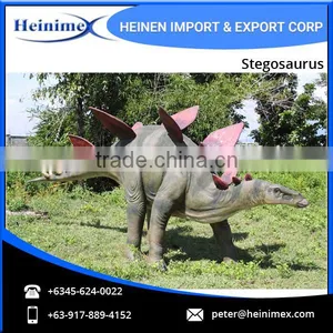 Animated Dinosaur Model Fiberglass Large Stegosaurus for Dinosaur Park thumbnail-2