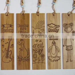 Unique Laser Bamboo Wood Bookmark thumbnail-2