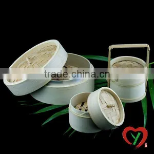 High Quality Carbonized Bamboo Steamer thumbnail-1