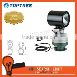 Motorized Remote Control HID Spotlight 35W 55W Driving Spot Flood Lights SUV ATV 4WD 4X4 thumbnail-1