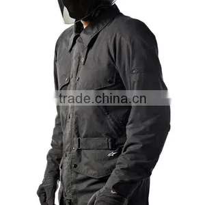 Black Cordura Motorcycle Waterproof Winter Jacket For Men thumbnail-1