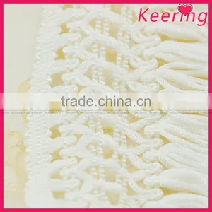 New Fashion Cheap White Tassel Trim From Keering WTPB-017 thumbnail-3
