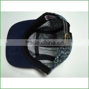 2015 Fashin Nwe Produce Floral 5 Panel Hats / Cap With Leather Patch thumbnail-2