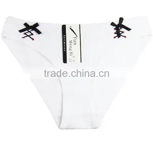 Yun Meng Ni Underwear Cute Bows Girls Cotton Panties Sexy Women Panty thumbnail-5