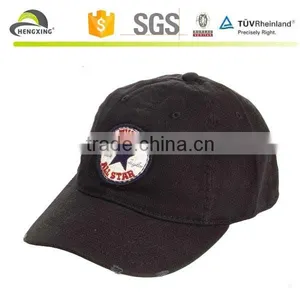 100% Cotton 6 Panel Custom Patch Embroidery Baseball Cap thumbnail-1