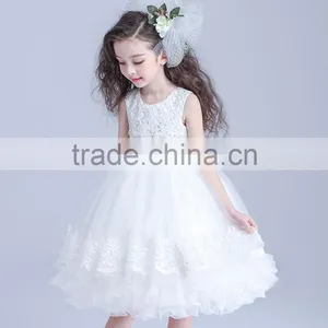 NEW Princess Flower Girl Dress Appliques Wedding Prom Ball Gowns Birthday Communion Kids TuTu Dress thumbnail-3
