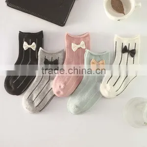 Hot Sales Korea Fashion Sweet Kids Soft Touch Girls Ankle Sock thumbnail-1