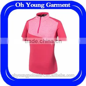 2017 Wholesale Gym Clothes Custom Women Sport Fitness Clothing t Shirts Dri Fit T-shirt Online Shopping thumbnail-1
