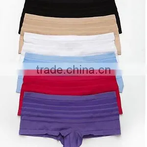 Hot Sell Seamless Lady Stripe Boxer Short Underwear thumbnail-1