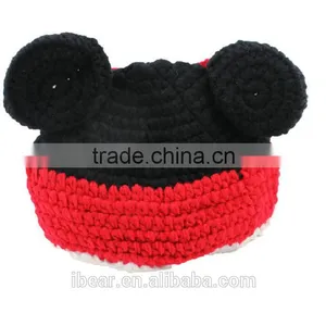 Crochet Baby Hat Infant Cute Hot Sale Custom High Quality New Fashion Hat Toddler Crochet Hat for Sale thumbnail-3