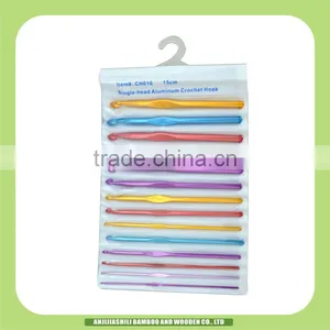 Multicolor Metal Crochet Hooks 14pc thumbnail-1