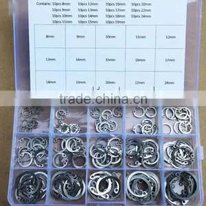 Stainless Steel Internal Circlip 3mm-18mm Retaining Ring Snap Ring Kit thumbnail-1