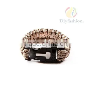 Military Camo Wholesale Survival Bracelet Pattern Newest Wholesale PParacord PC6016-1 thumbnail-5