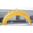 Outdoor Yellow Flame Inflatable Arch / Inflabalbe Gate For Advertising thumbnail-1